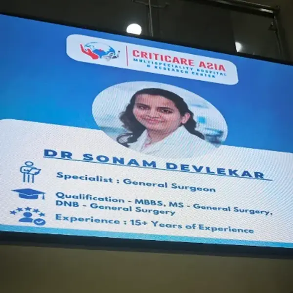 Dr Sonam Devlekar