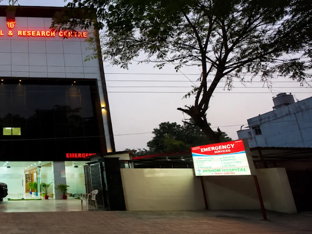 Akshom Hospital & Research Centre, Sector 7, Faridabad
