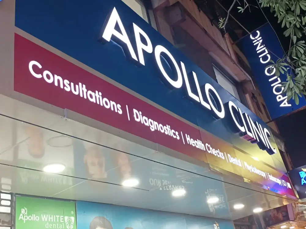 Apollo Clinic, Vivekananda Road Offers MRI, CT Scan, Ultrasound, X-Ray, FibroScan, Dermatology, EEG, Dental, and Blood Test, Jorasanko, Kolkata