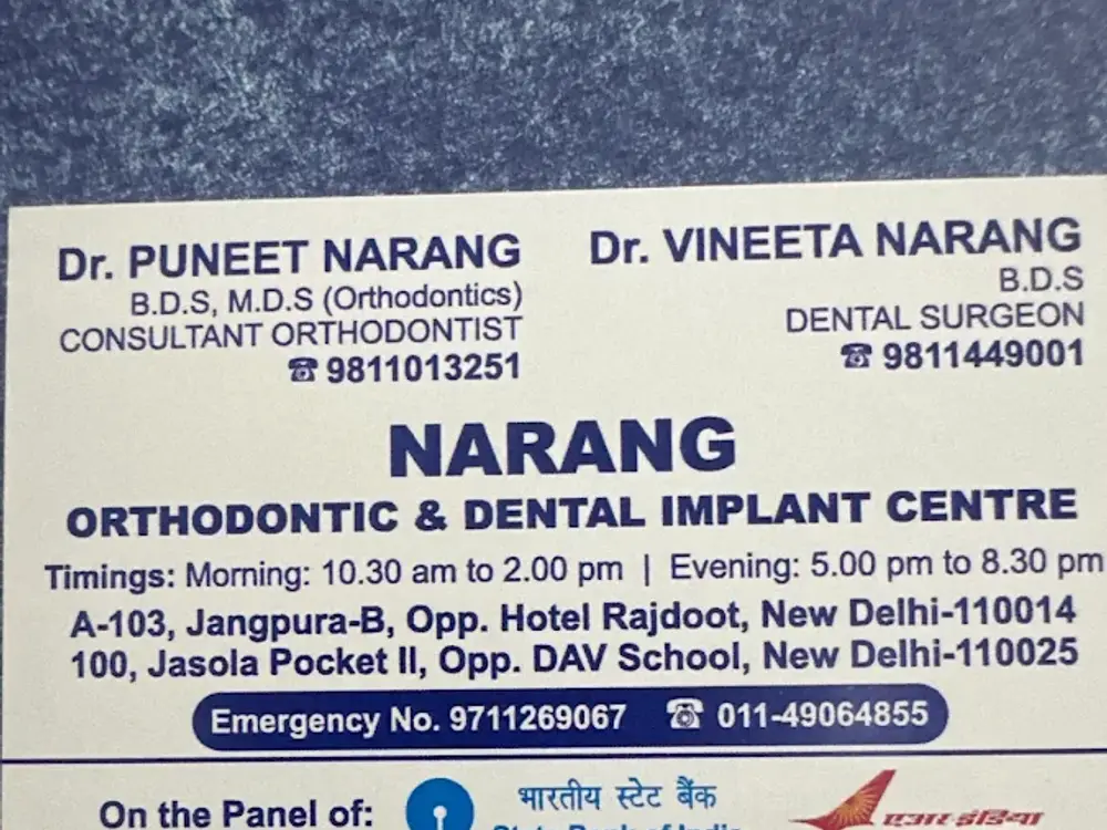 Narang Dental Care Centre, Block C, Delhi