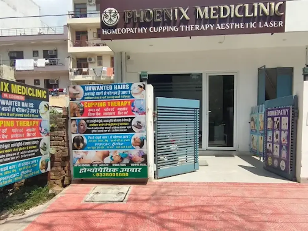 Phoenix mediclinic Homoeopathy, cupping therapy,laser hair reduction, Sector 46, Gurgaon