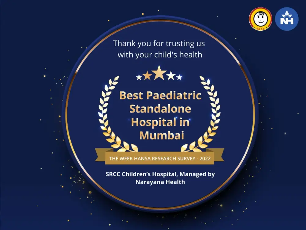 SRCC Children's Hospital, Managed by Narayana Health, Mahalakshmi, Mumbai