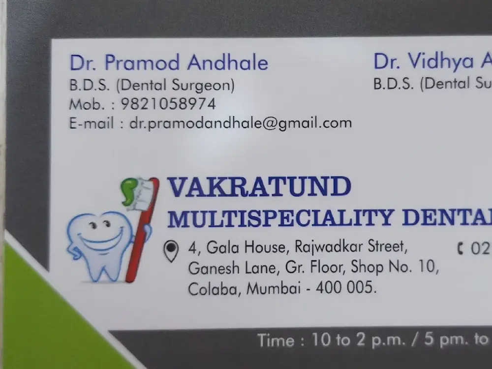 Vakratund Multispeciality Dental Clinic, Colaba, Mumbai