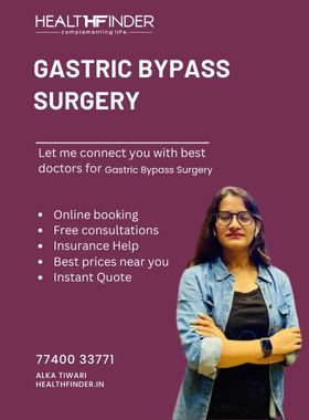 Gastric Bypass Surgery  Cost in India