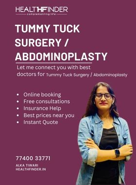 Tummy Tuck Surgery / Abdominoplasty  Cost in Hyderabad