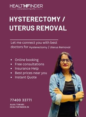 Hysterectomy / Uterus Removal  Cost in Kolkata