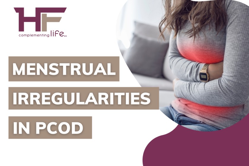 Menstrual irregularities in PCOD