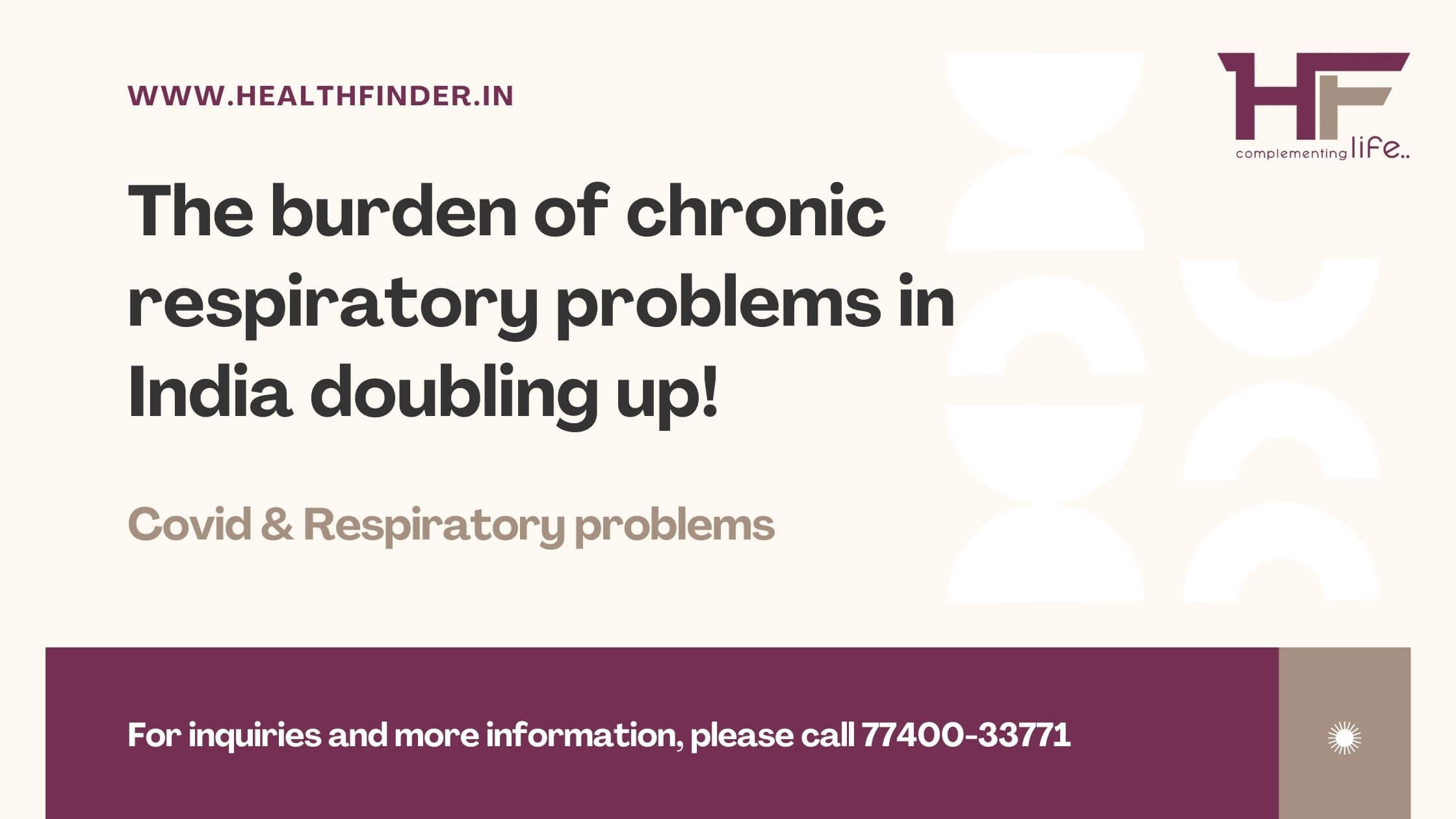 The burden of chronic respiratory problems in India doubling up!