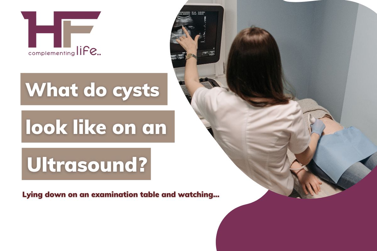 What do cysts look like on an Ultrasound? 